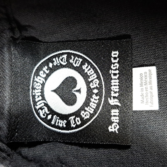 Thrasher Roses and Thorns Black Graphic Tee VG- S + FREE THRASHER MAGAZINE APR22 - Picture 3 of 5